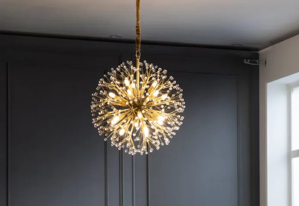 modern globe chandelier